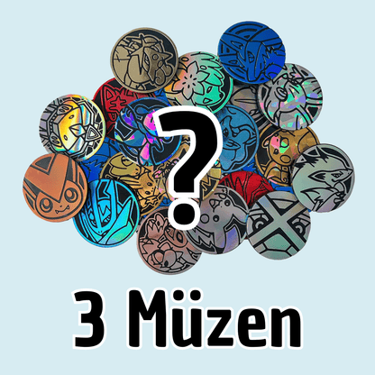 Pokémon Monete Set da 3 pezzi – Monete da collezione ufficiali per carte Pokémon