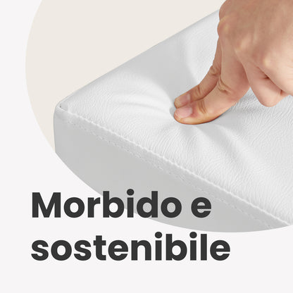Cassapanca Pieghevole, Pouf Contenitore, Poggiapiedi, 38 x 110 x 38 cm, per Ingresso Soggiorno Camera da Letto