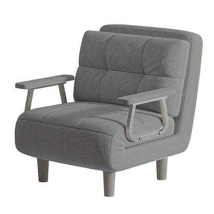 Poltrona Convertibile, Divano Letto e Sedia a Sdraio 3 in 1 con Cinque Posizioni Regolabili per Schienale e Cuscino Seduta, Realizzata in Tessuto Velluto a Coste. Perfetta per Camere da Letto, Soggiorni e Appartamenti