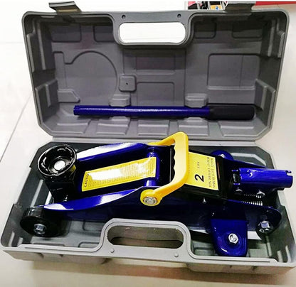 Cric a Ponte Pesante da 2 Tonnellate, Cric a Carrello a Basso Profilo per Auto, Furgone, Riparazione Pneumatici in Garage, Strumento di Emergenza per Cambio Gomme, Capacità di Carico 2 Tonnellate / 4000 Libbre, Altezza di Sollevamento da 5,3" a 12,6", con