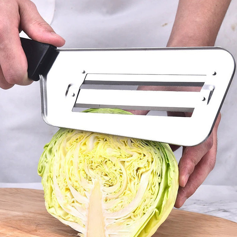 Set da 3 pezzi pelapatate e affettatrice premium in acciaio inossidabile, coltelli da cucina multifunzionali per sbucciare patate e tritare cavolo, utensili da cucina domestici essenziali