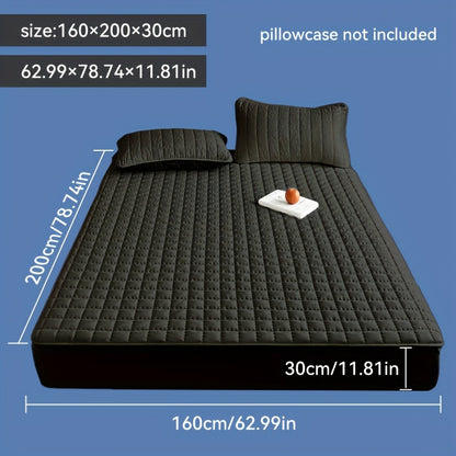1pz Coprimaterasso Impermeabile, Lavabile in Lavatrice, Disponibile in Diverse Misure, Ultra Morbido e Confortevole Coprimaterasso Spesso, Adatto per Camera da Letto, Camera degli Ospiti, Protezione per Materasso d'Hotel (esclusi Cuscino e Federa)