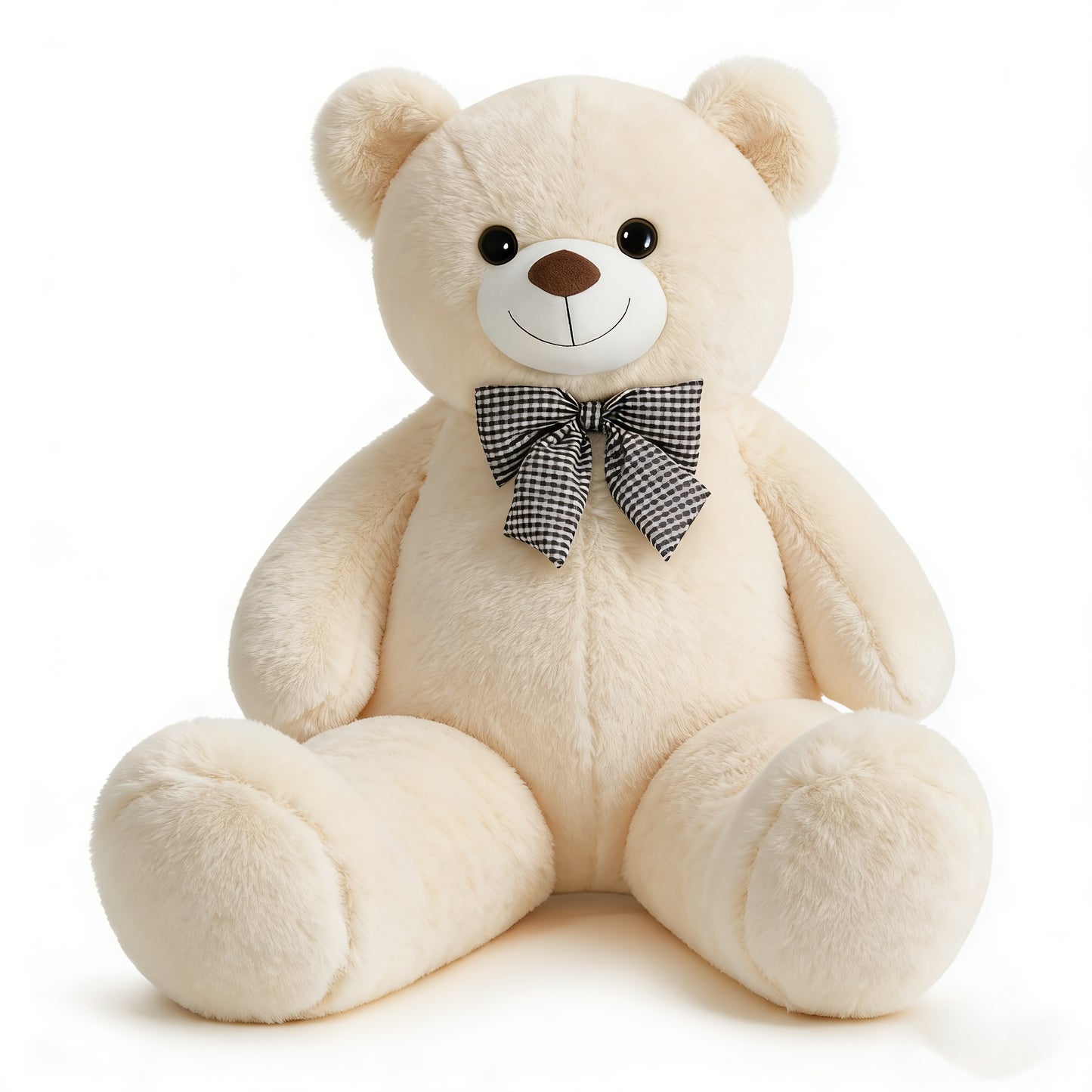 Orsacchiotto Gigante 109,22 cm Peluche Animale di Peluche Simpatico Orsacchiotto a Grandezza Naturale per Bambini Fidanzata Morbido Orsetto di Peluche per Compleanno San Valentino Anniversario Natale