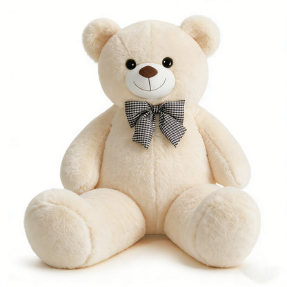 Orsacchiotto Gigante 109,22 cm Peluche Animale di Peluche Simpatico Orsacchiotto a Grandezza Naturale per Bambini Fidanzata Morbido Orsetto di Peluche per Compleanno San Valentino Anniversario Natale