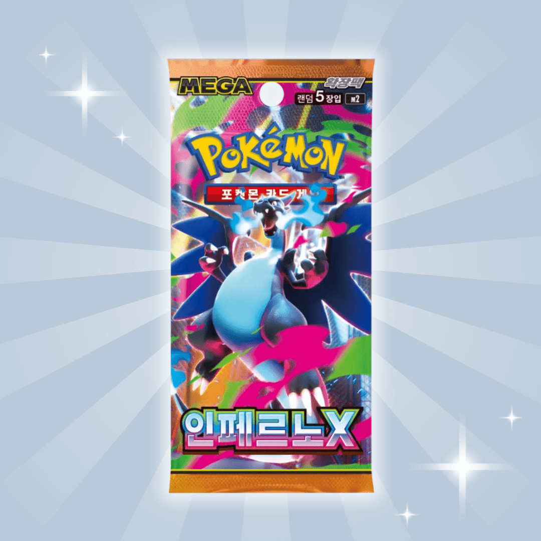 Pokémon Inferno X Booster Box - Coreano | 30 Mazzo Booster | Carte da Collezione Originali Coreane