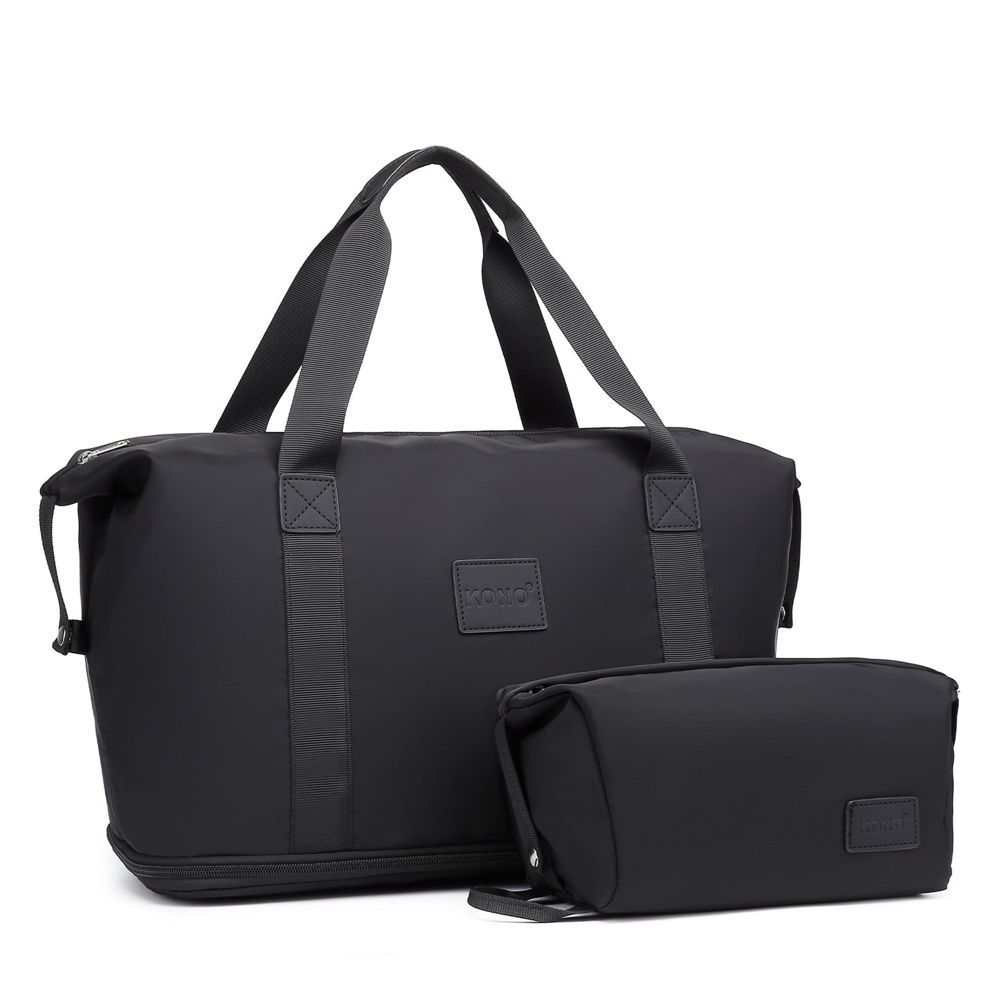 Set da 2 valigie da 24 pollici e 28 pollici per trousse da toilette, da campeggio, blu, eleganti, in ABS+PC a pois, con guscio rigido e lucchetto TSA, regalo per il rientro a scuola e per le vacanze