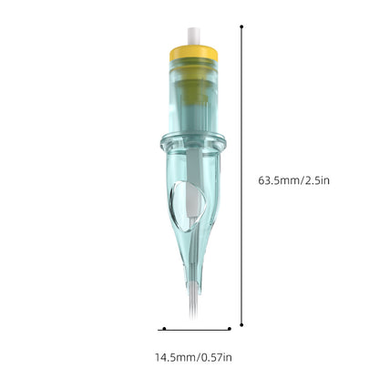 Aghi per tatuaggio, aghi professionali per tatuaggio, 20 pezzi, varie misure miste, Round Liner, Shader, Magnum, Curved/Round Mag, 5Rl 7Rl 9Rl 5Rs 7Rs 9Rs 15M1 21M1 15Cm 21Cm, aghi a membrana monouso per tatuaggio, per studio di tatuaggio professionale.