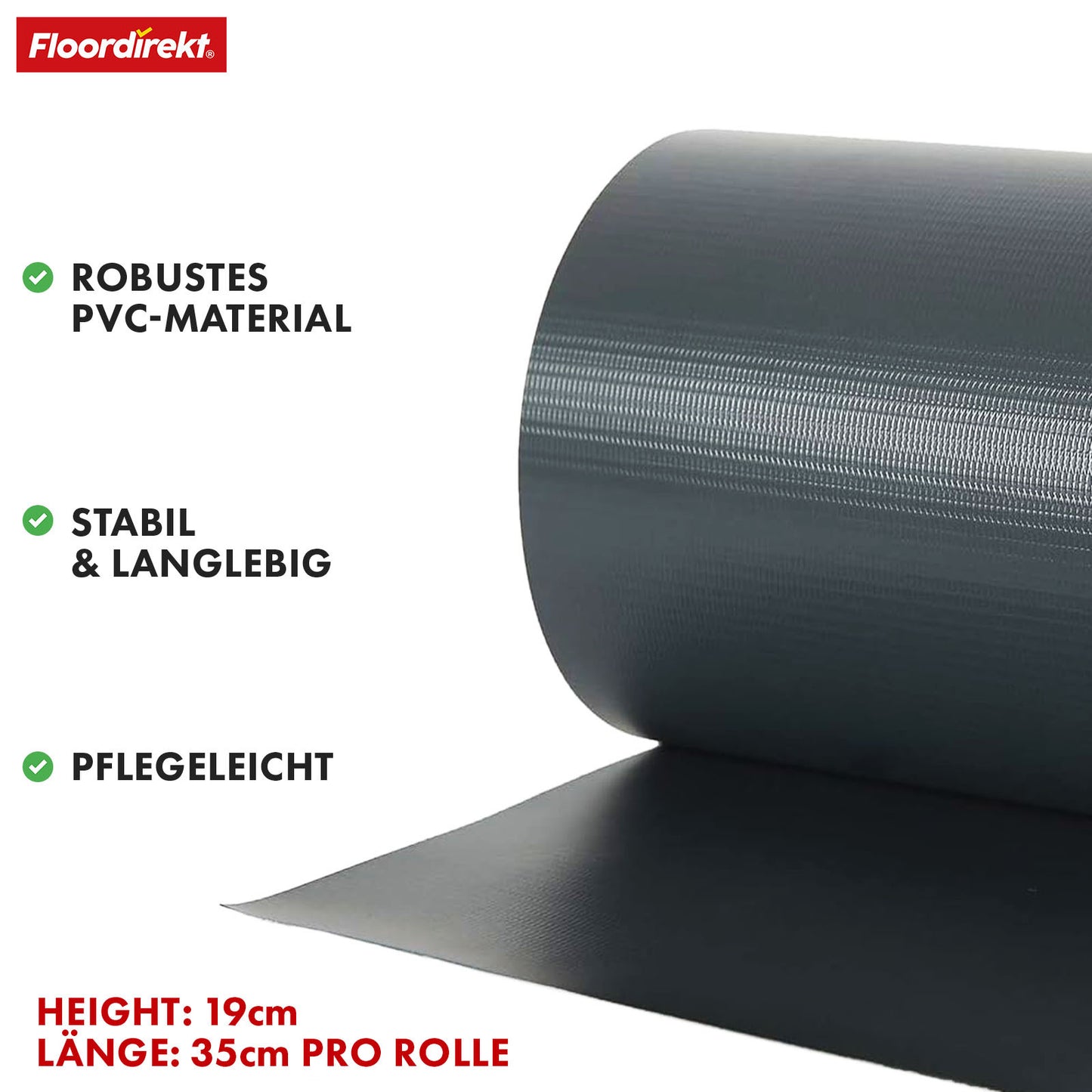 Striscia PVC per Privacy per Recinzione a Doppio Filo – Rotolo da 35m, Altezza 19cm, Include 20 Clip, Disponibile in 3 Colori e 4 Design