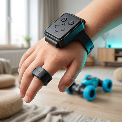 RidzoRi Nuova Macchina Giocattolo Telecomandata con Sensore di Movimento Gestuale, Trasformabile, Acrobatica, a Torsione, Controllo Manuale, Fuoristrada, Arrampicata, a Quattro Ruote Motrici, Regalo di Compleanno, Regalo di Natale, Regalo per Qualcuno, Ma