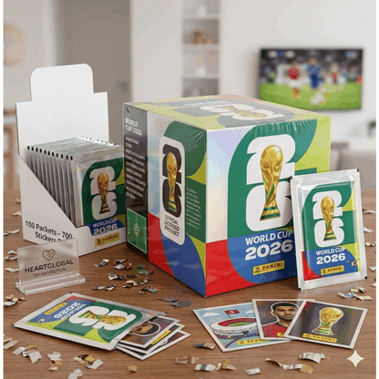 Espositore per adesivi Panini FIFA World Cup 2026 - 100 buste con un totale di 700 adesivi