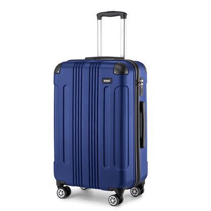Valigia da imbarco 55x35x20cm a guscio rigido in ABS con trolley da viaggio, bagaglio a mano da cabina, 33L, regalo per Black Friday, Giorno del Ringraziamento, Natale