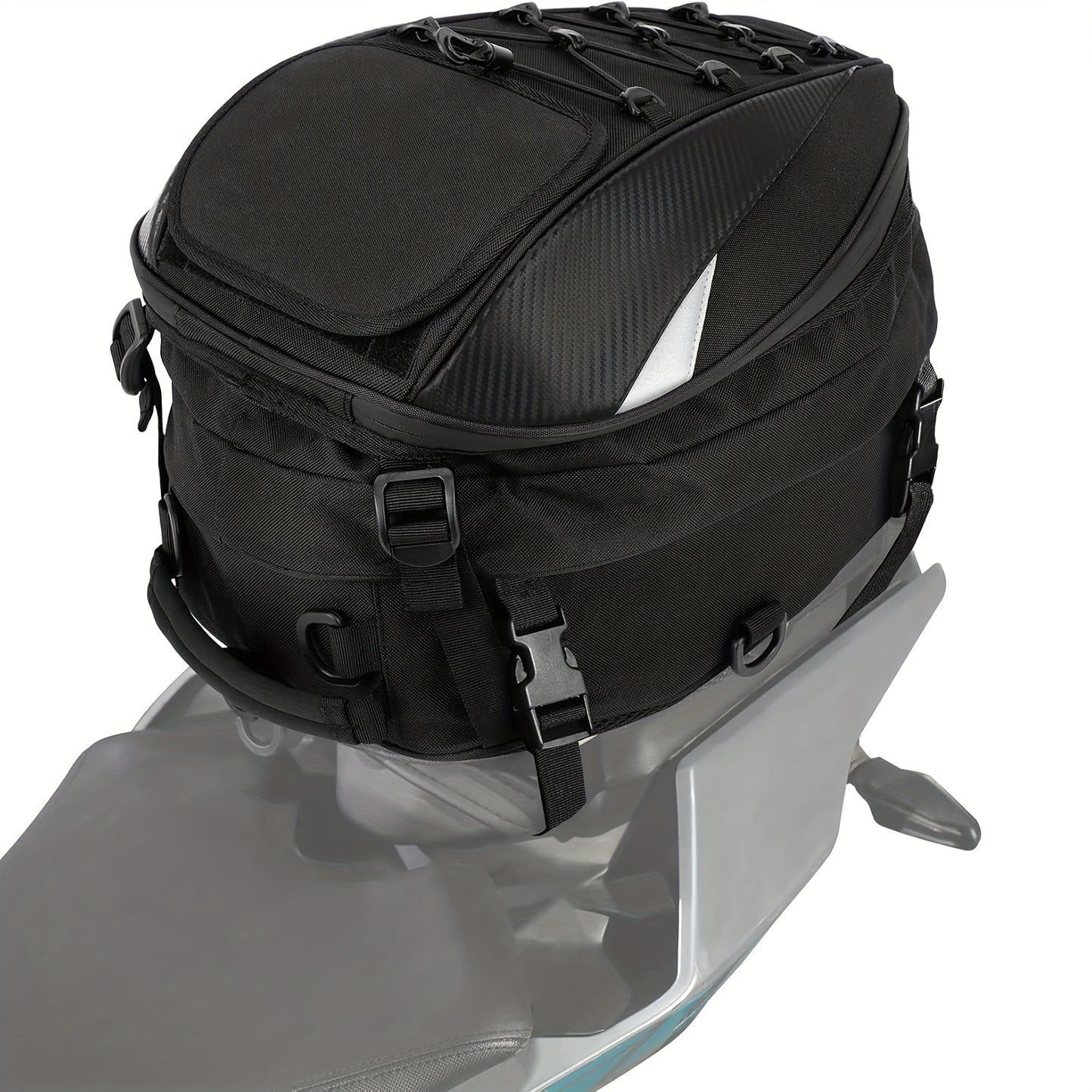 Borsa olio moto 22-38L, borsa posteriore, doppio uso, borsa sedile casco, zaino universale per dirt bike, pit bike, street bike, racing, ATV, quad, KAYO, scooter