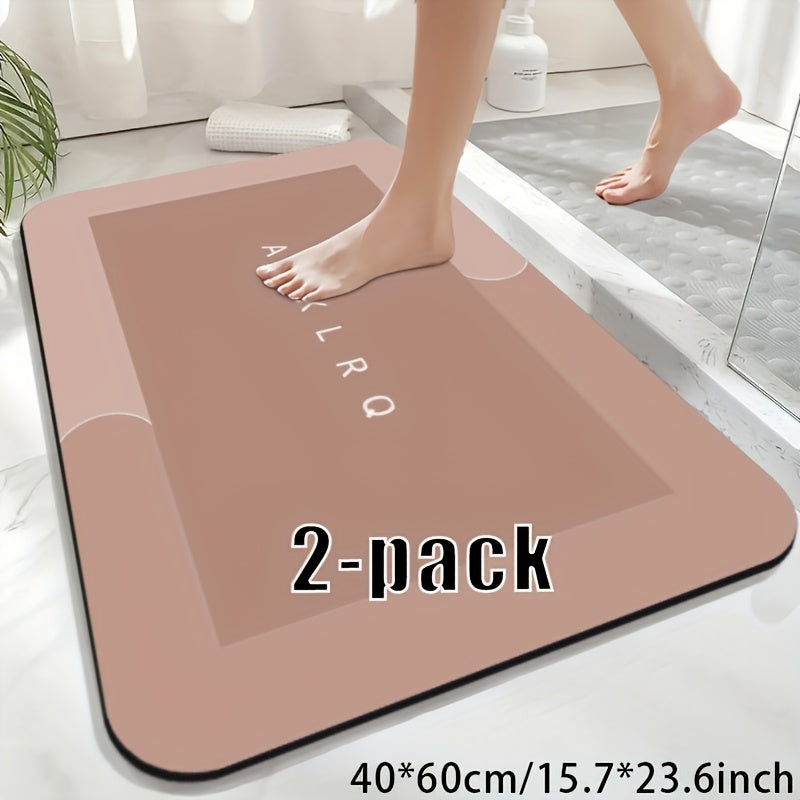Tappetino da Bagno in Diatomite Super Assorbente - Asciugatura Rapida, Antiscivolo e Assorbente, Morbido e Comodo, Adatto per Bagno, Doccia, Lavanderia, Camera da Letto, Soggiorno, Ingresso, Cucina e Bagno Camper