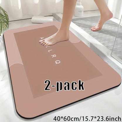 Tappetino da Bagno in Diatomite Super Assorbente - Asciugatura Rapida, Antiscivolo e Assorbente, Morbido e Comodo, Adatto per Bagno, Doccia, Lavanderia, Camera da Letto, Soggiorno, Ingresso, Cucina e Bagno Camper