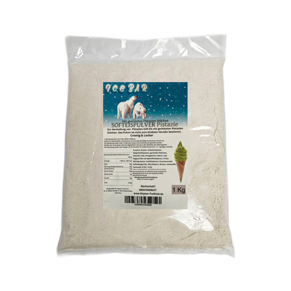Polvere di Ghiaccio Morbido Orso del Ghiaccio Salato Pistachio 1 Kg per Macchina del Ghiaccio Morbido 1:2.5 Pistachio