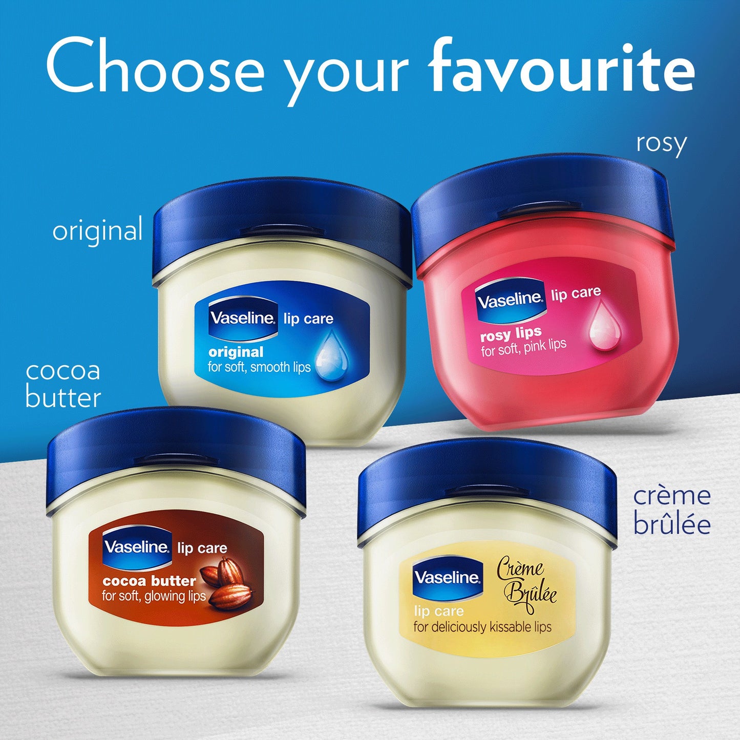 Vaseline Lip Therapy Rosy | Balsamo labbra nutriente per un'idratazione ottimale