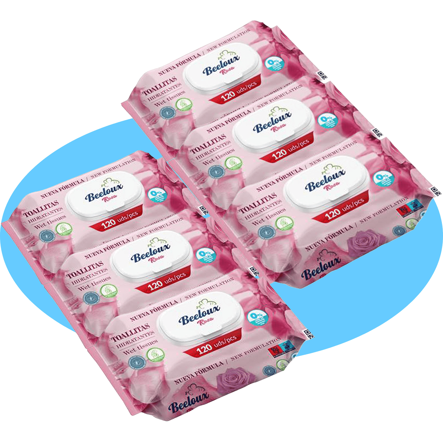 Salviette Umide in Fibra Ultra-Morbida per Cura Profonda e Idratazione, Ideali per Pelli Sensibili, Profumo Fresco, Confezioni da 3/6/9/12 Unità, 360/720/1080/1440 Salviette - Bestline