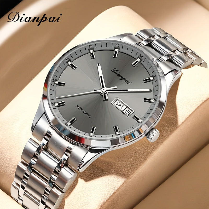 Dianpai Orologio meccanico automatico da donna, sofisticato ed elegante, con un design sportivo casual e alla moda, perfetto come regalo di compleanno