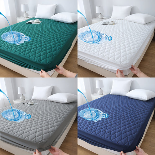 1pz Coprimaterasso Imbottito Spesso e Impermeabile - Coprimaterasso Ultra Morbido e Confortevole, Adatto per Camere da Letto, Dormitori, Decorazioni per la Stanza, Camere degli Ospiti e Hotel (Esclusi i Federe)