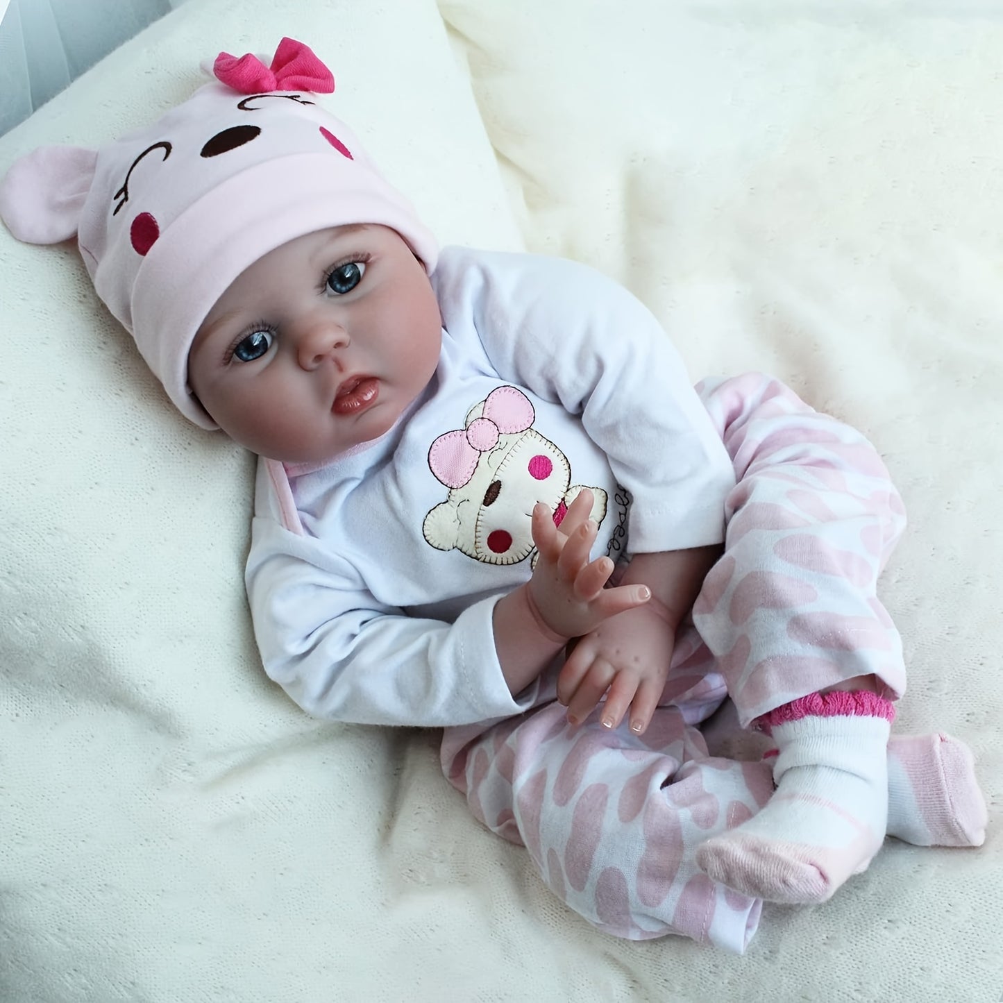 Bambola Rinascita - Bambola Ragazza Rinascita - Un Giocattolo Neonato Molto Carino e Morbido Adatto a Bambini di 3-8 Anni Come Regalo di Natale/Festa