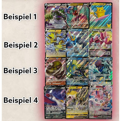 3 Carte Pokémon Ultra Rare Casuali in Inglese – V / GX / EX / VMAX / VSTAR – Carte da Collezione Altamente Rare