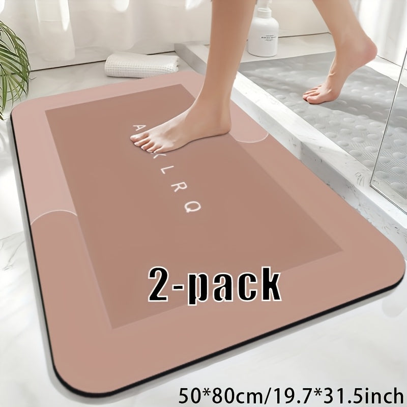 Tappetino da Bagno in Diatomite Super Assorbente - Asciugatura Rapida, Antiscivolo e Assorbente, Morbido e Comodo, Adatto per Bagno, Doccia, Lavanderia, Camera da Letto, Soggiorno, Ingresso, Cucina e Bagno Camper