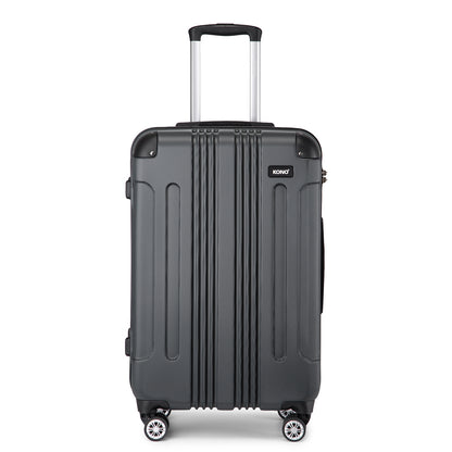 Valigia da imbarco 55x35x20cm a guscio rigido in ABS con trolley da viaggio, bagaglio a mano da cabina, 33L, regalo per Black Friday, Giorno del Ringraziamento, Natale