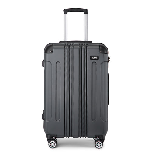 Valigia da imbarco 55x35x20cm a guscio rigido in ABS con trolley da viaggio, bagaglio a mano da cabina, 33L, regalo per Black Friday, Giorno del Ringraziamento, Natale