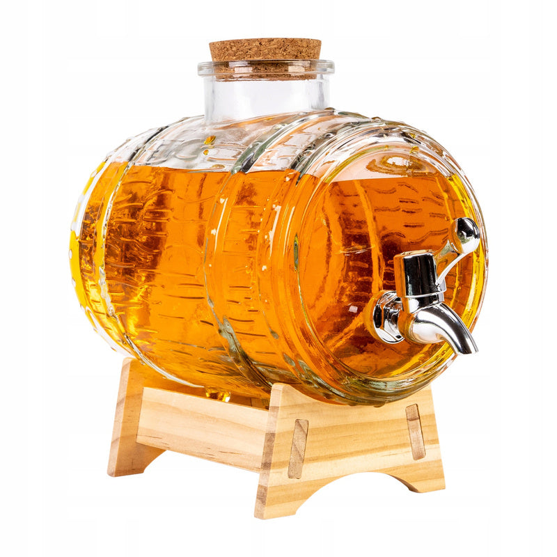 Barile di vetro con rubinetto per PRESENZA ALCOOL BIMBER VODKA VINO Distributore d'acqua