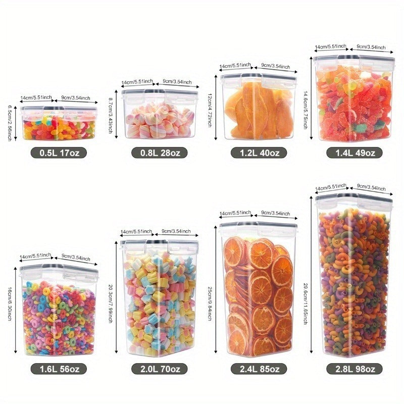 Set da 48 pezzi di contenitori per alimenti a tenuta stagna, impilabili e salvaspazio con coperchi e scatole, include etichette per una facile cottura e organizzazione della dispensa. Acquista 24 contenitori, ricevi 24 coperchi e 1 pennarello in omaggio