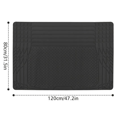 Tappetino universale per bagagliaio auto in PVC, 1 pezzo, 120 cm x 80 cm, tappetino di protezione per tutte le stagioni, facile da pulire