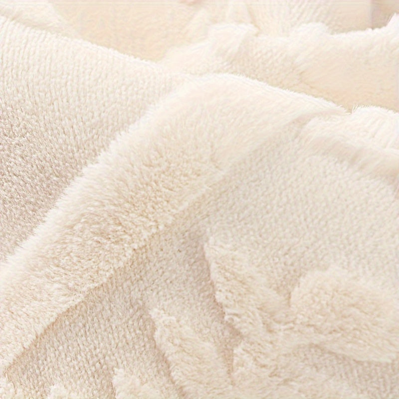 1 Coperta per Divano in Peluche con Stampa Leopardata - Finta Pelle Spessa e Calda, Antiscivolo e Adatta agli Animali Domestici, Bordo Decorativo a Foglie, Per Divani da 1-4 Posti e Sezionali, Lavabile in Lavatrice, Accessorio Comodo per Soggiorno o Camer
