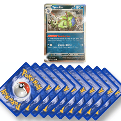 50 Carte Pokémon Versione Inglese - Set Autentico di 50 Carte Ufficiali, Incluse Rare e Lucide