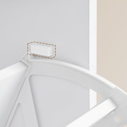 Scarpiera a 3 Ante, Scaffale Porta Scarpe, Scarpiera Stretta, Regolabile, Porta Scarpe, 18-24 Paia, Grande Capacità per Ingresso, Corridoio, Guardaroba, 24 X 76 X 138 Cm, Bianco