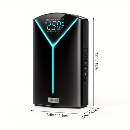 Avviatore di emergenza Power Bank con compressore d'aria da 150PSI, alimentatore per avviamento auto turbocompresso, con ampio display LCD, luce LED, avviatore a batteria con potenza di picco 8500A, adatto per benzina 8.5L e diesel 8.0L