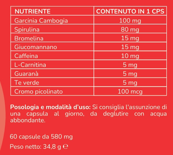 Integratore Naturale Uomo e Donna 60 Capsule Made in Italy - Spedizione veloce da magazzino Locale