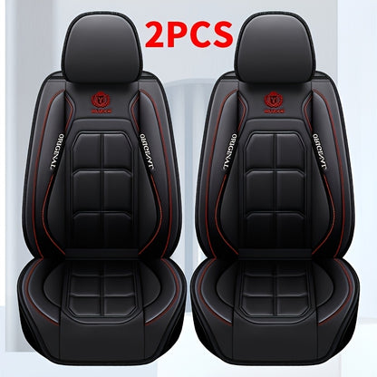 Set da 2 coprisedili per auto in pelle PU, protezioni ergonomiche universali per la maggior parte delle auto moderne europee