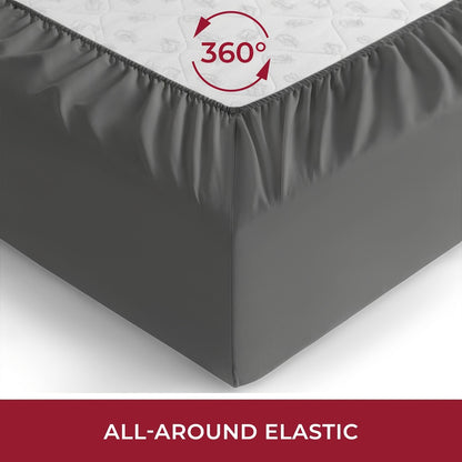 Lenzuolo con angoli elastici 1 pz in jersey di cotone bambù, lenzuolo con angoli elastici in misto cotone jersey, lenzuolo con angoli elastici/coprimaterasso/copriletto con angoli elastici su tutto il perimetro, realizzato in morbido e traspirante materia