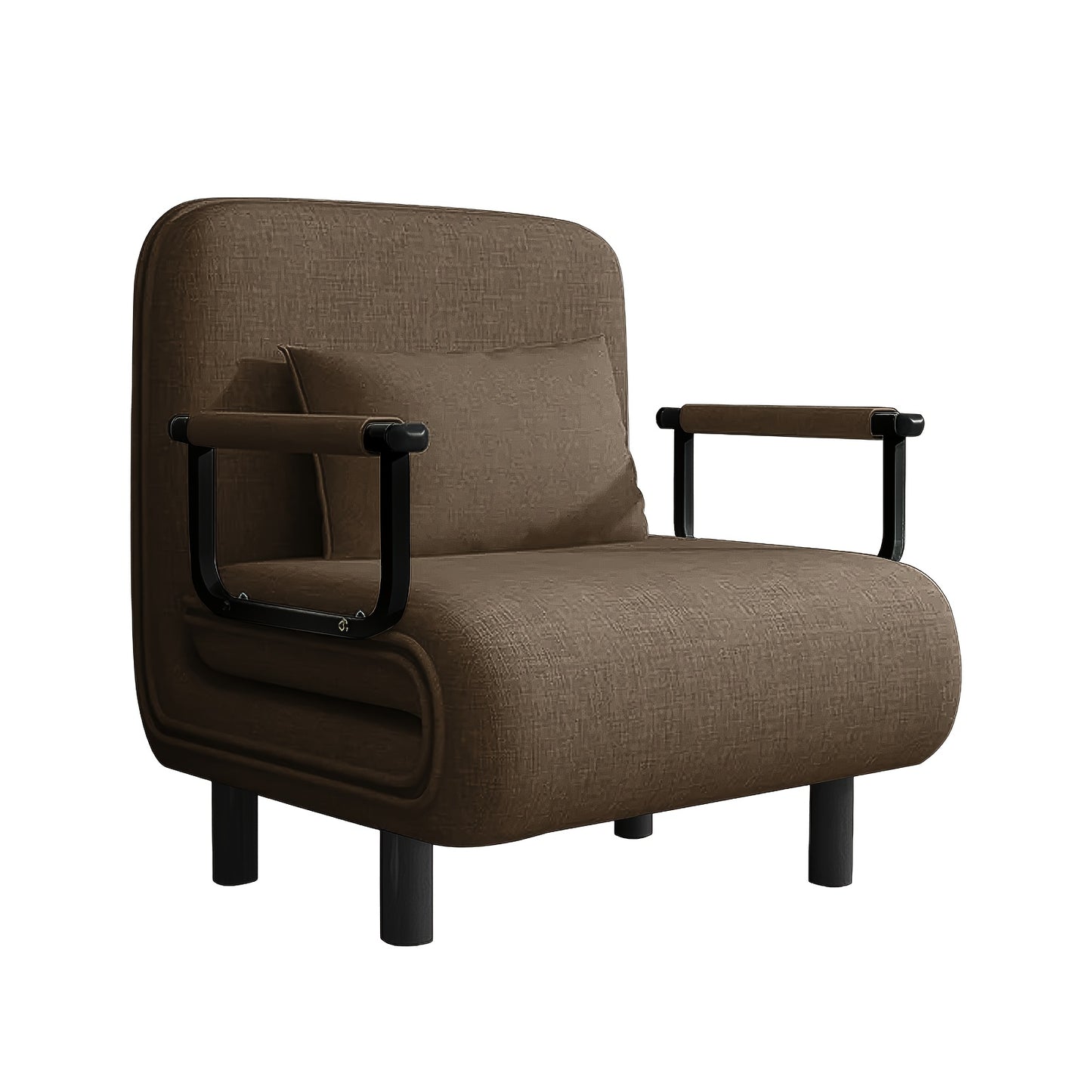 Fabulcozy Sedia da Ufficio Divano - Stile Moderno, Schienale Regolabile a 5 Livelli, con Poggiatesta e Cuscino Confortevole, Adatto per Lounge/Ufficio, Nero Grigio Marrone Verde Giallo Blu Marrone