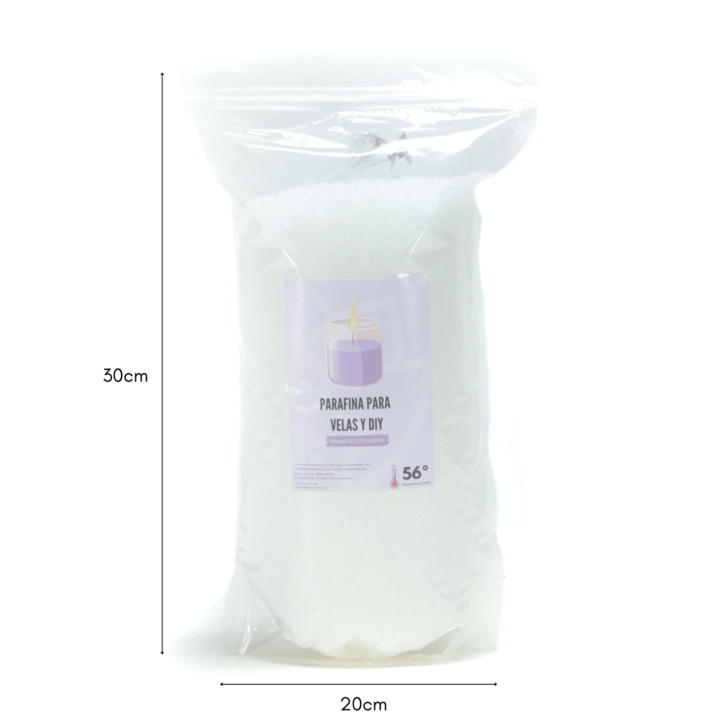 Cera di Paraffina Naturale per Candele Aromatiche in Sacchetto da 1Kg, Kit Fai da Te per Creare Candele, Cera Bianca a Forma di Perla per Candele