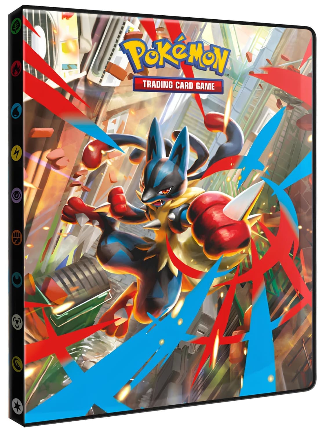 Portafoglio Pokémon a 9 Tasche – Crimson & Purple: Mega Evoluzione | Album per Carte da Gioco Fino a 180 Carte | Accessorio Ufficiale Pokémon