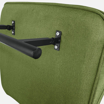 Fabulcozy Sedia da Ufficio Divano - Stile Moderno, Schienale Regolabile a 5 Livelli, con Poggiatesta e Cuscino Confortevole, Adatto per Lounge/Ufficio, Nero Grigio Marrone Verde Giallo Blu Marrone