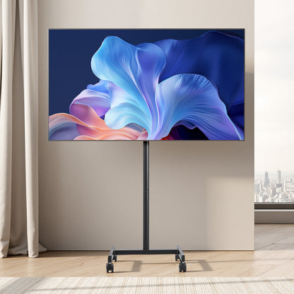 VEVOR Carrello TV Mobile con Ruote per Schermi da 17 a 55 Pollici, Capacità di 44 lbs