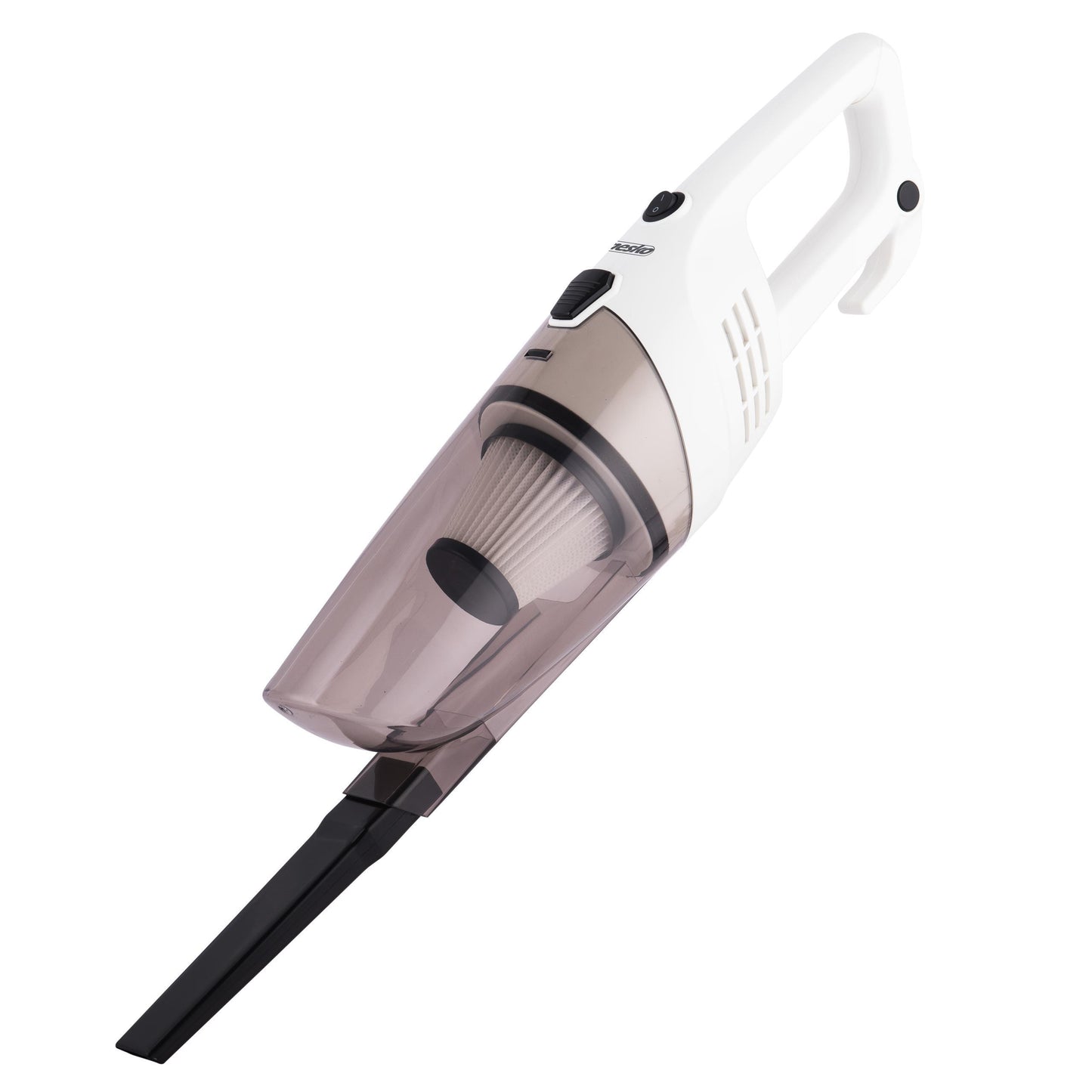 Aspirapolvere verticale senza sacco 800W 17 kPa Filtro EPA 11 Contenitore per polvere trasparente 0.6L Tubo metallico robusto Manico staccabile Cavo lungo da 7 metri Include spazzola per pavimenti duri e bocchetta a spina di pesce per una pulizia precisa