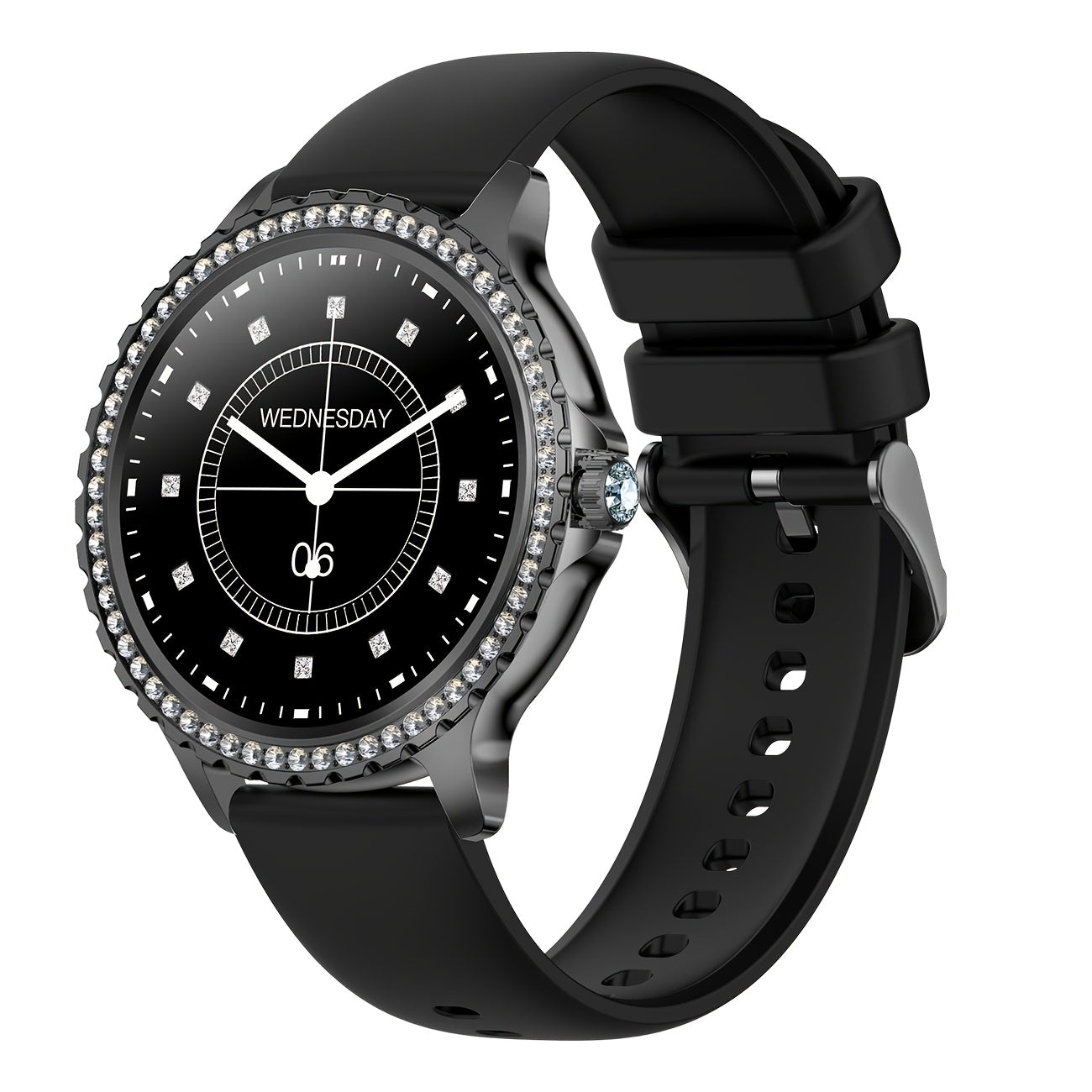 SIEMORL Smartwatch da Donna con Schermo Touch Completo da 1.32 pollici, Smartwatch con Chiamata Wireless, Fitness Tracker con 20 Modalità Sportive, Quadranti Esclusivi, Smartwatch per iPhone Android, Bracciale Sportivo Dorato, Sveglia, Notifica Messaggi