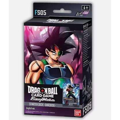 Bandai Bardock Deck FS-05 - Mazzo Starter Fusion World - Inglese - Mazzo Pronto per il Gioco