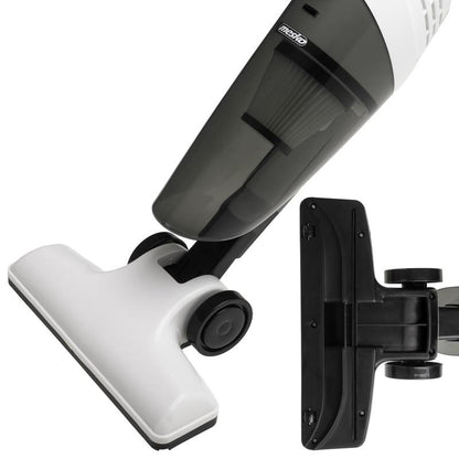 Aspirapolvere verticale senza sacco 800W 17 kPa Filtro EPA 11 Contenitore per polvere trasparente 0.6L Tubo metallico robusto Manico staccabile Cavo lungo da 7 metri Include spazzola per pavimenti duri e bocchetta a spina di pesce per una pulizia precisa