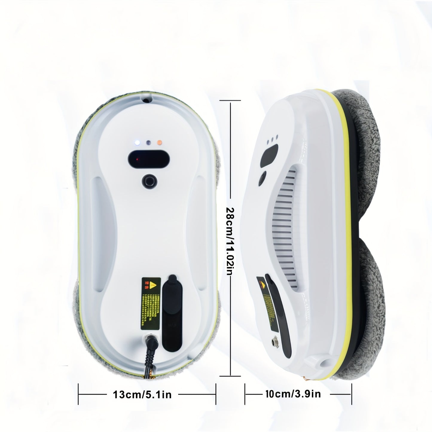 PuRuiKai 09 Robot Pulisci Vetri Intelligente, Pulitore Elettrico per Vetri completamente Automatico, Bottiglia Spray Domestica con Telecomando e 10 Panni per la Pulizia, Nuovo Prodotto Natalizio