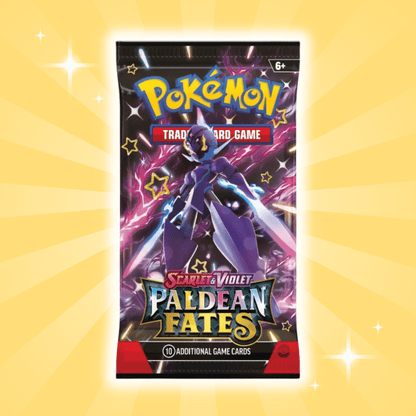 Pokémon TCG – Mazzo Booster Paldean Fates (Inglese) | 1X Mazzo Booster con 10 Carte da Collezione