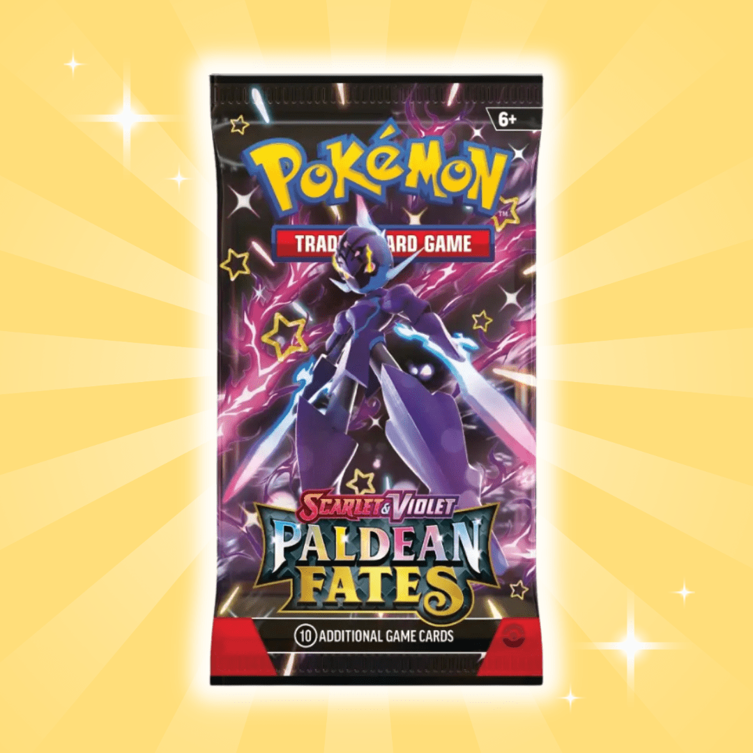 Pokémon TCG – Mazzo Booster Paldean Fates (Inglese) | 1X Mazzo Booster con 10 Carte da Collezione